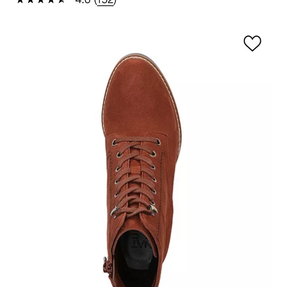 Naturalizer Suede Lace Up Booties sz. 7.5 - Picture 4 of 9